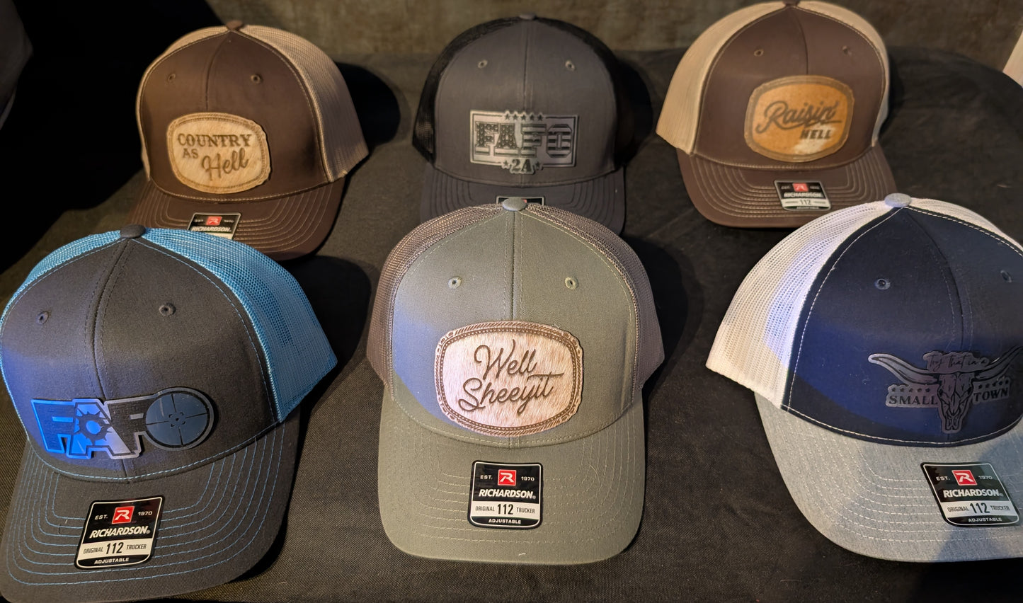 Custom Engraved Ball Caps